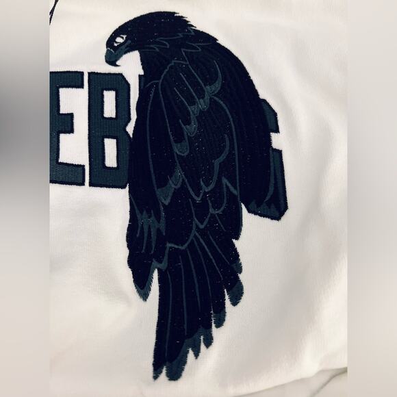 J. Lindeberg Camilo Short Sleeve Black Eagle Graphic Sweatshirt Tee Medium NEW - Picture 8 of 14